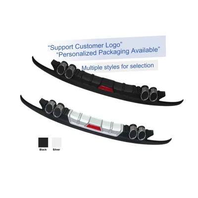 Universal Factory Design Spare Car Parts ABS Plastic Rear Diffuser Rear Bumper Lip Car Spoilers Abs Lip Wing Universal