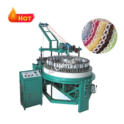 Automatic Computerized Laces Fabric Good Eaving Tape Flexible Ropes Machine Braiding Lace Mlace Making Machine