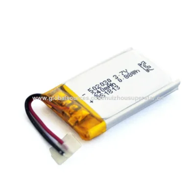 502030 240mAh Rechargeable Lithium Polymer Battery 3.7V