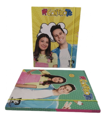 Personalized and Customized Design Elastic Box File With Spine