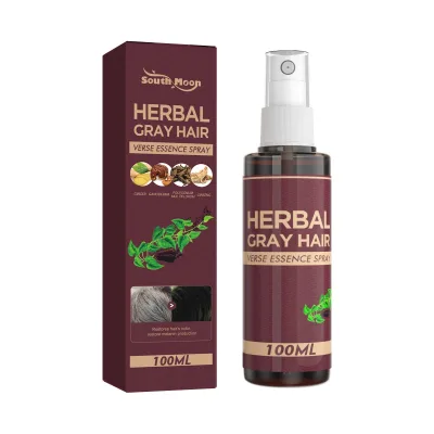 Herbal Black Hair Liquid Polygonum Multiflorum Herb Essence Nourish Hair Follicles Reduce Hair Loss Moisturize Hair Care Spray