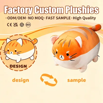 Animal Plush Stuffed Pillow Soft Cartoon Hugging Toy for Kids Relaxing Toys Plush Pillow Cushions Sofa