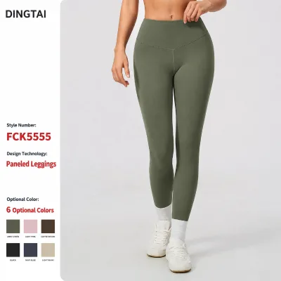 Peach Butt Lifting Yoga Pants Women High Waist Tummy Control Y Stitch Brushed High Elasticity Leggings 78% Nylon 22% Spandex