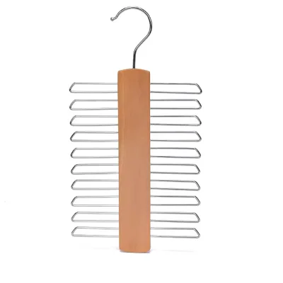 Manufacturer Best Quality Space Saving Wooden Tie and Belt Hanger