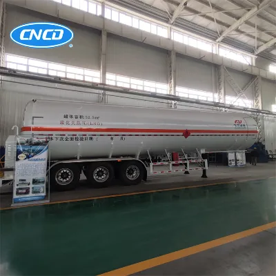 Double Wall Lng Tanker Vacuum Insulated Industrial Lng Storage Tank 52.5M³ Capacity