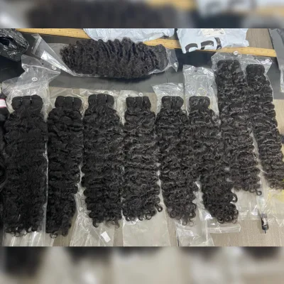 New Arrival Top Garde 15A Virgin Burmese Curly Hair Weave Bundle 100% Cuticle Aligned Burmese Deep Curly Human Hair