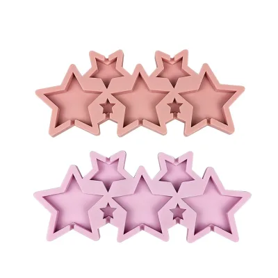 Early Riser Star-shaped Heart-shaped Heat Resistant Non-Stick Non-Toxic Eco-Friendly Silicone Cake Mold Model ERH2604001