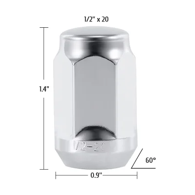 Chrome Bulge Acorn Wheel Nut for Car Wheel