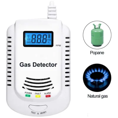 Smart Life Home Security Gas Leak Detector Wifi Tuya Wifi Gas Detector,Gas Leak Detector With Tuya App