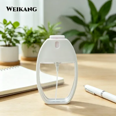 Wholesale Customized 40ml Empty Personal logo Card Shape Round Oval Waist Perfume Bottle