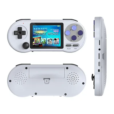 SF2000 Consola 3 Inch Handheld Game Console Mini Portable Retro Gaming Console Players Build in 6000 Games