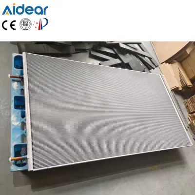 High Efficiency Microchannel Condenser Coil MCHX Aluminum Flat Tube Heat Exchanger for Rooftop Packaged Air Conditioning Unit
