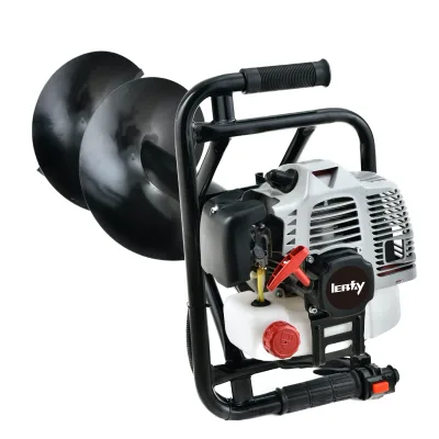 Earth Auger 52cc 1.5KW Power Two Stroke Engine with 300mm Drill Bit