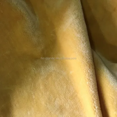 Home Textile Polyester Plush Fabric, Knitted Fleece Fabric