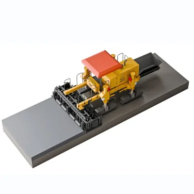 4.5m New Construction Slipform Paver with Four Elongated Tracks Negative Gap Core Engine Component