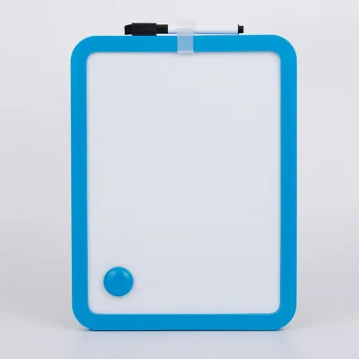 High Quality Custom Plastic Frame Magnetic Small White Board Portable Writing Board with Marker Pen Set
