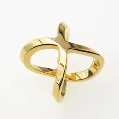 Silk Scarf Clip Ring Wrap Clamp Holder, Buckle X-shaped Scarf Ring Buckle Simple Scarf Clips for Shawl Neckerchief Clothing