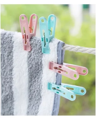 Plastic Windproof Drying Clips Underwear Clothes Socks Clothes Clips Snack Sealing Clips