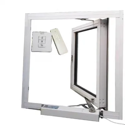 Smart Home Use Automatic Sliding Window Opener with Tuya Smart Life App Control Alexa Google Home Voice Control Aluminum Housing