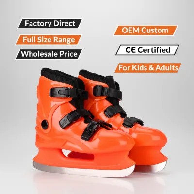 CE Safe Ice Hockey Skates Kids Adult Sizes Wholesale Price