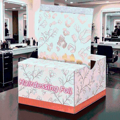 Recyclable Aluminum Hairdessing Foil High Temperature Resistance Hair Foil for Professional Hair Dyeing