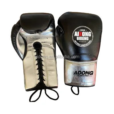 AIDONG Custom Logo High Quality Leather Boxing Gloves Use for Boxing and Muay Thai Boxing Gloves
