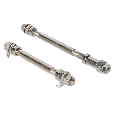 Bicycle Hub Axle Front Rear Shaft Bike Parts Black Corrosion Resistant Cycling Accessories Solid Axle Bicycle Car