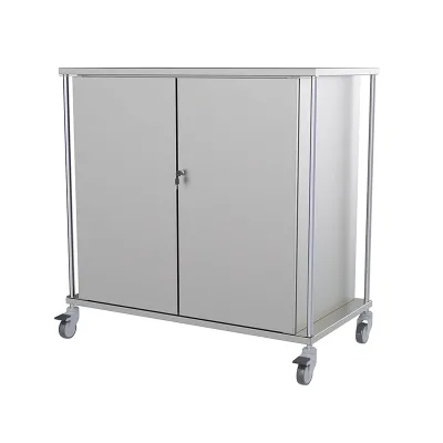 Customized Emergency Hospital Transfer Trolley Closed Medical Trolley Stainless Steel