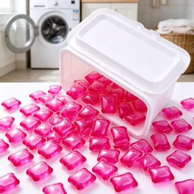 Bulk Wholesale Washing Beads Skin Friendly Gentle Clean Home Laundry Detergent Capsules