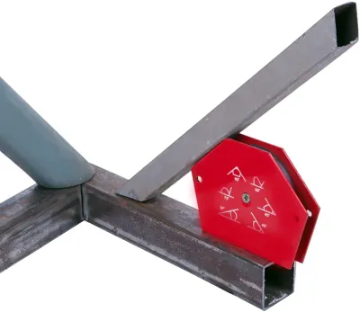 Taiwan Supplier Y30 Ferrite Liquid Coated Multi-Angle Welding Magnet Bracket 30 45 60 75 90 Degrees Welding Positioning Tool