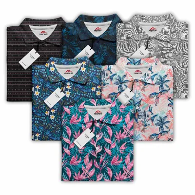 Wholesale High Quality Unisex Sublimation Shirts Plus Color Plus Size Outdoor Polo Shirt