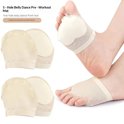 Five-hole Forefoot Care Toe Pads Anti-wear Foot protection for Belly Dance Adult Practice Supplies in Stock Wholesale