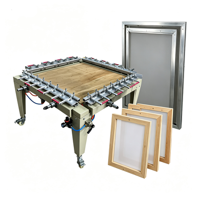 Industrial Pneumatic Silk Screen Stretching Machine Screen Mesh Tension Machine for Screen Plate Making