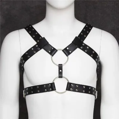 Sexy Belt Men's Leather Chest Harness Men Chest Harness Body Chest Belt for Men