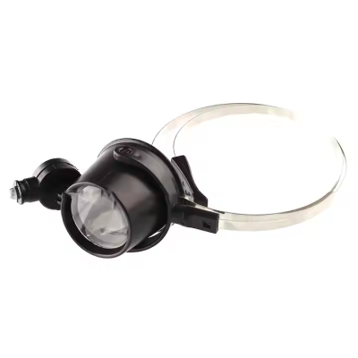 15x Head-mounted Light-up Cock Repair Magnifying Glass