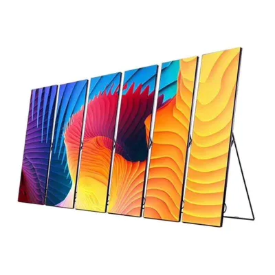 Indoor P1.86 Poster Led Display Screen 640x1920 Indoor Led Display Screen Mirror Led Advertising Screen