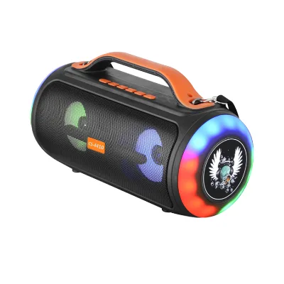 Mini 20W Portable Bluetooth Karaoke Speaker Personal Computer Use RGB LED Home Audio Woofer Plastic Metal Battery Box Included