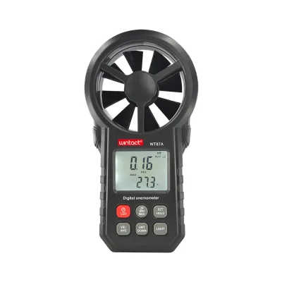 NEW WINTACT WT87A Digital Anemometer 0~5860 Ft/min Measurement of Wind Speed and Temperature