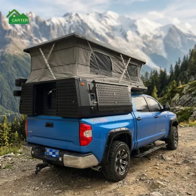 Carter Wohnwagen Slide in Camper Travelling Pickup Truck Canopy Pop up Camper