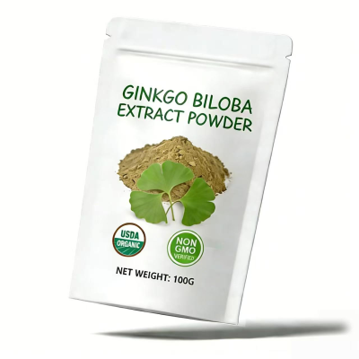 Ginkgo Biloba Extract Powder China Supply Ginkgo Biloba Extract Pure Natural Ginkgo Biloba Extract