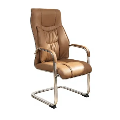 Contemporary PU Leather Executive Office Chair Convertible Recliner Swivel Iron Frame