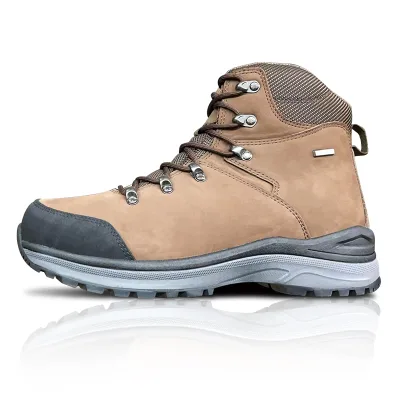 HS-02 New Genuine Leather Upper Waterproof Boots Outdoor Mens Mountain Climbing Boot Hiking Shoes Boots