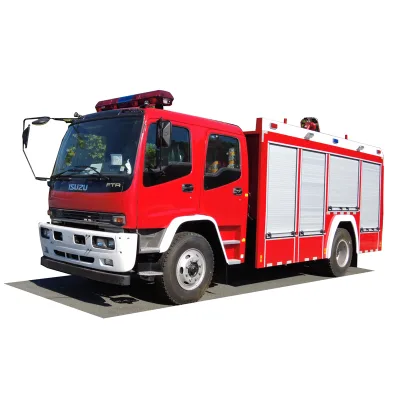 Japan FTR Emergency Fire Truck 4x2 8t Water Tank Fire Engine Rescue Truck for Sale
