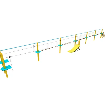 Outdoor Zip Line Equipment Adventure Park