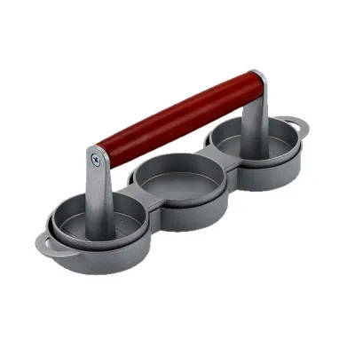 Food-Grade Aluminum Patty Mold & Hamburger Press for Beef Shrimp Meat-Household DIY Babies Shaping Tool