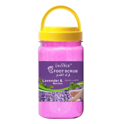 Wholesale Lavender Menthol Foot Scrub Exfoliating Remove Dead Skin Moisturizing Soften Rough Feet Skin Spa Foot Care Scrub Cream