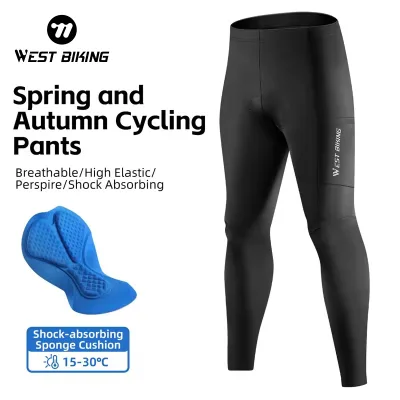WEST BIKING Professional Cycling Jersey Women'S Pants & Trousers Black Men'S Running Sports Casual Pants Fabric With Pockets