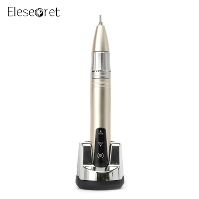 Electric Nail Drill Machine Professional Pen Portable Powerful 1 Set of 35000rpm Bit Pedicure Electric Nail Drill