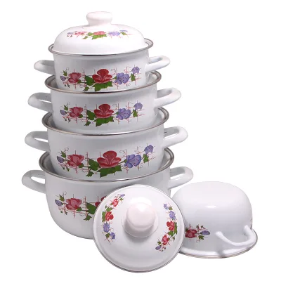 Latest China New Model Colorful Design Cast-iron Enamel Casserole Durable
