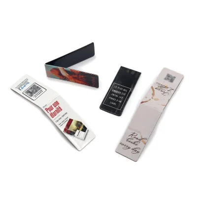Wholesale Cheap Stationery Book Mark Promotional Cartoon Magnetic Bookmark for Reading Magnet Paper Clip Bookmarks